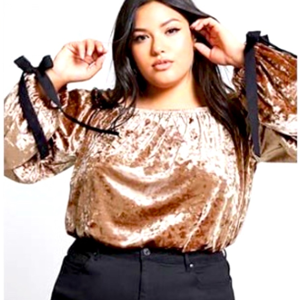 Velvet Crop top